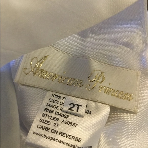 American Princess White Dress for Toddlers - Picture 6 of 6